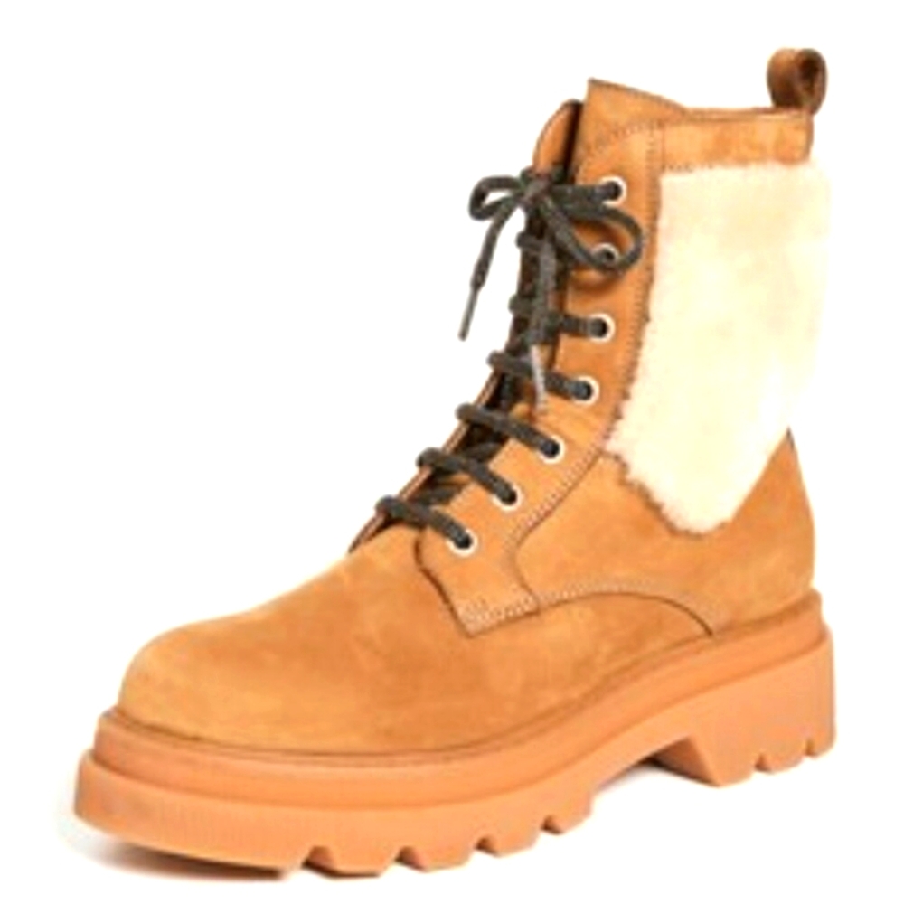NEW VOILE BLANCHE Cleofe Shearling Lined Leather Boots